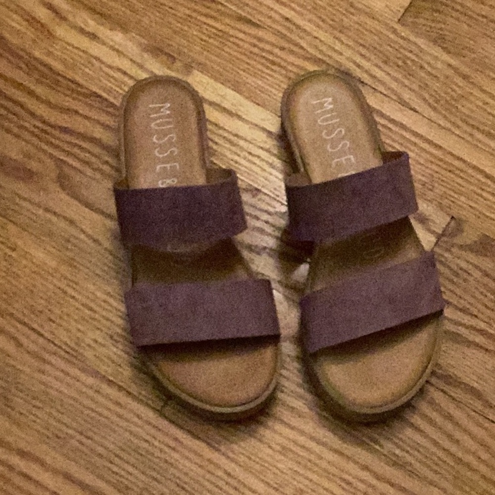 Musse & Cloud Zian Lavender Sandals Size 38 EUC